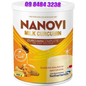 Nanovi Milk Curcumin sữa tinh bột nghệ Bổ sung dưỡng chất, hỗ trợ điều trị dạ dày, đường ruột ...